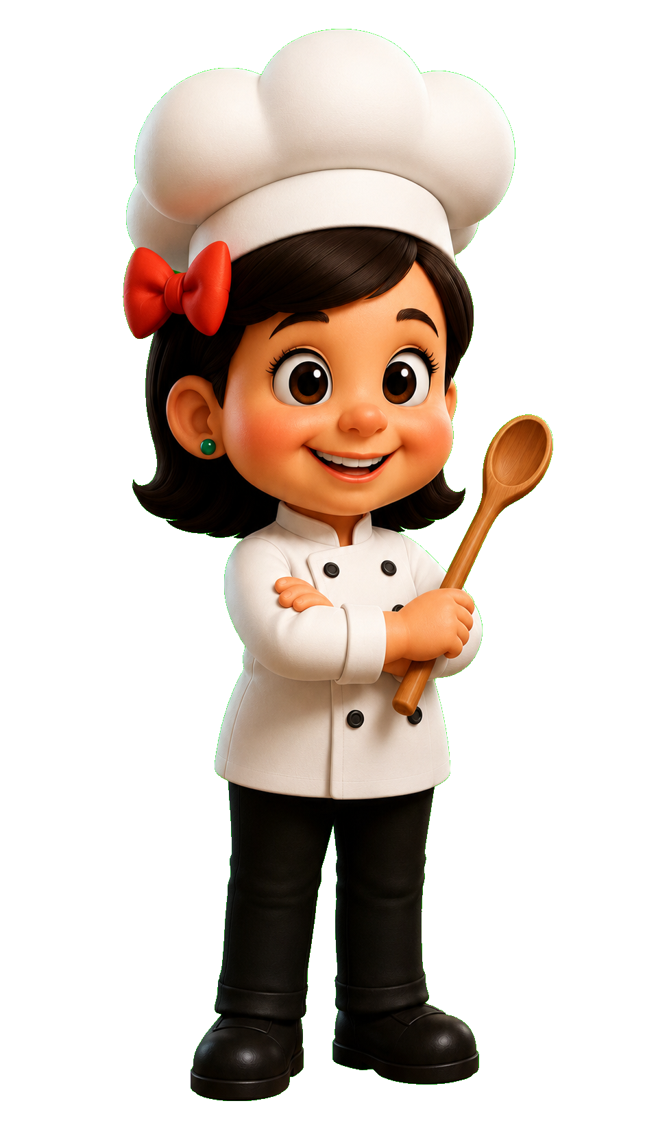 Mascote cozinheira do Restaurante da Baixinha